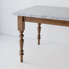 Brocanteur Marble Kitchen Table - elsie green - Custom Furniture