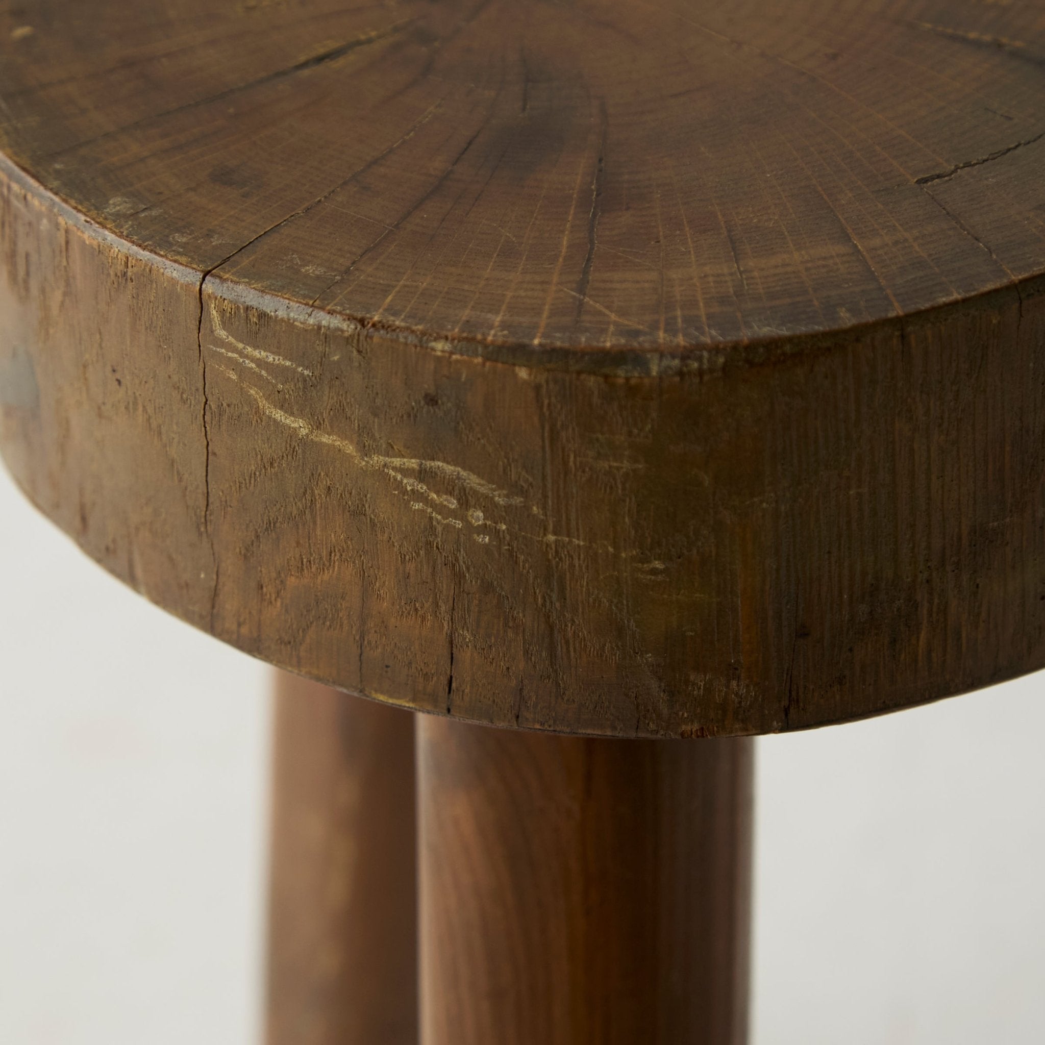Brutalist Tripod Stool - elsie green - furniture