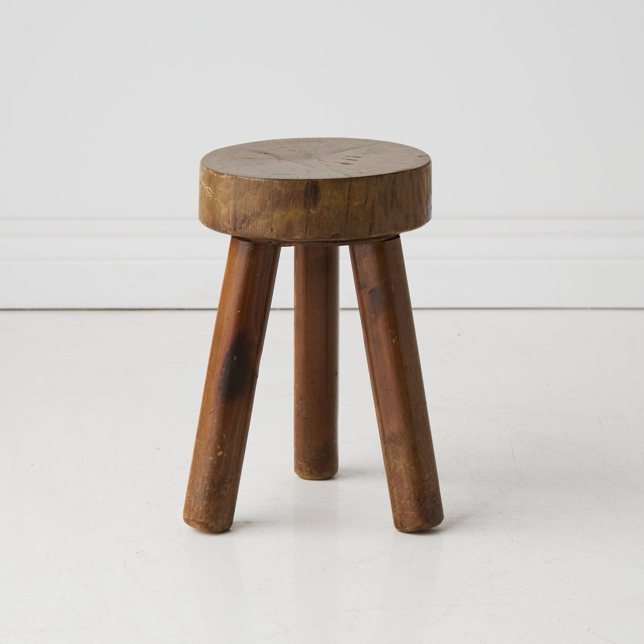 Brutalist Tripod Stool - elsie green - furniture