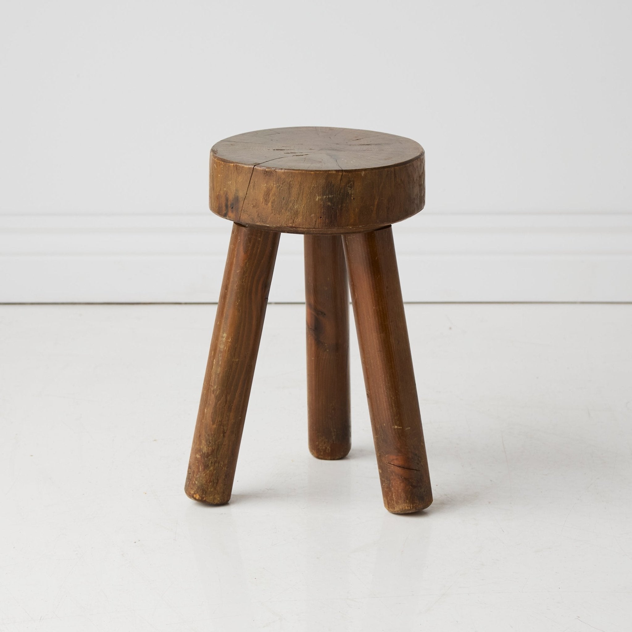 Brutalist Tripod Stool - elsie green - furniture