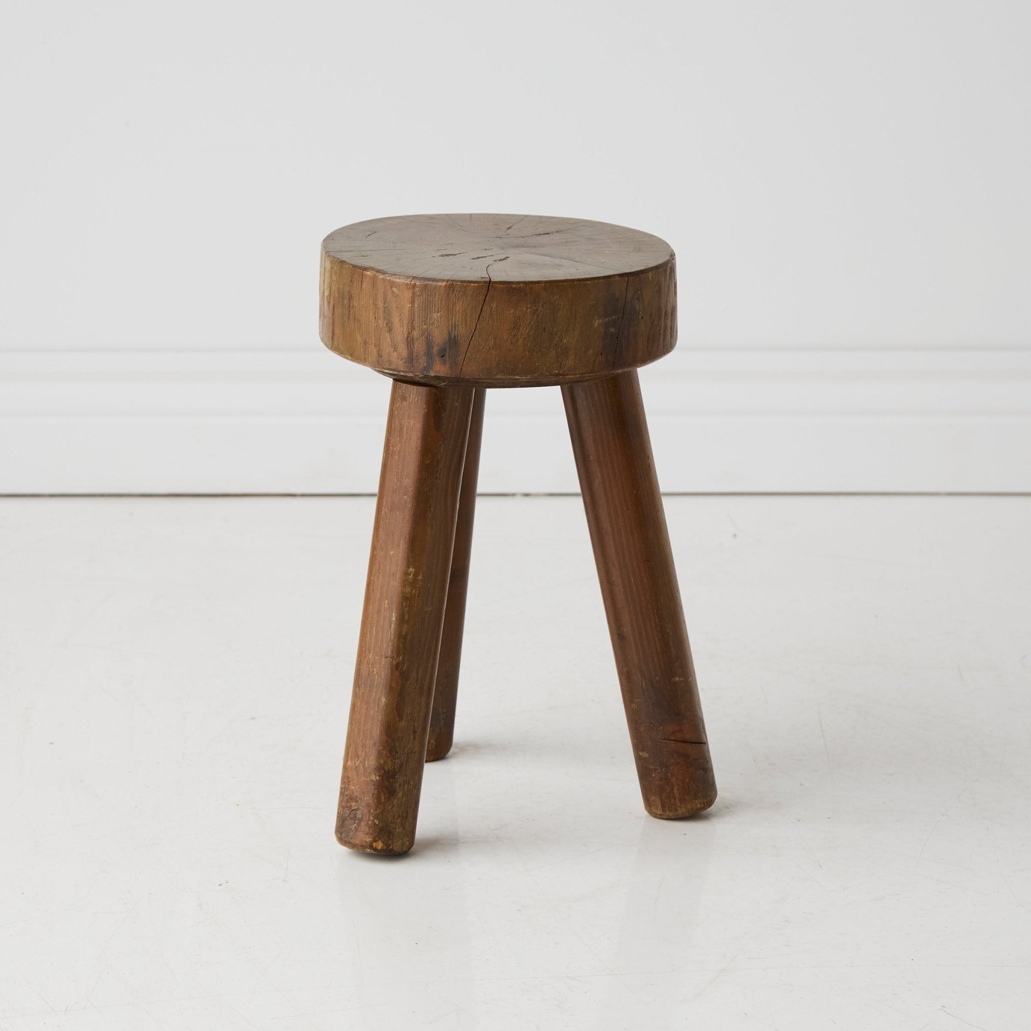 Brutalist Tripod Stool - elsie green - furniture