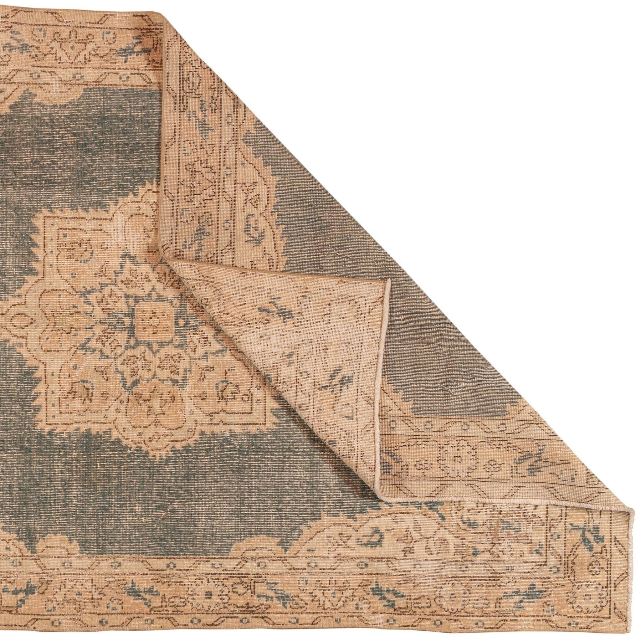 Caen Vintage Rug | 5'7" x 8'6" - elsie green - textiles