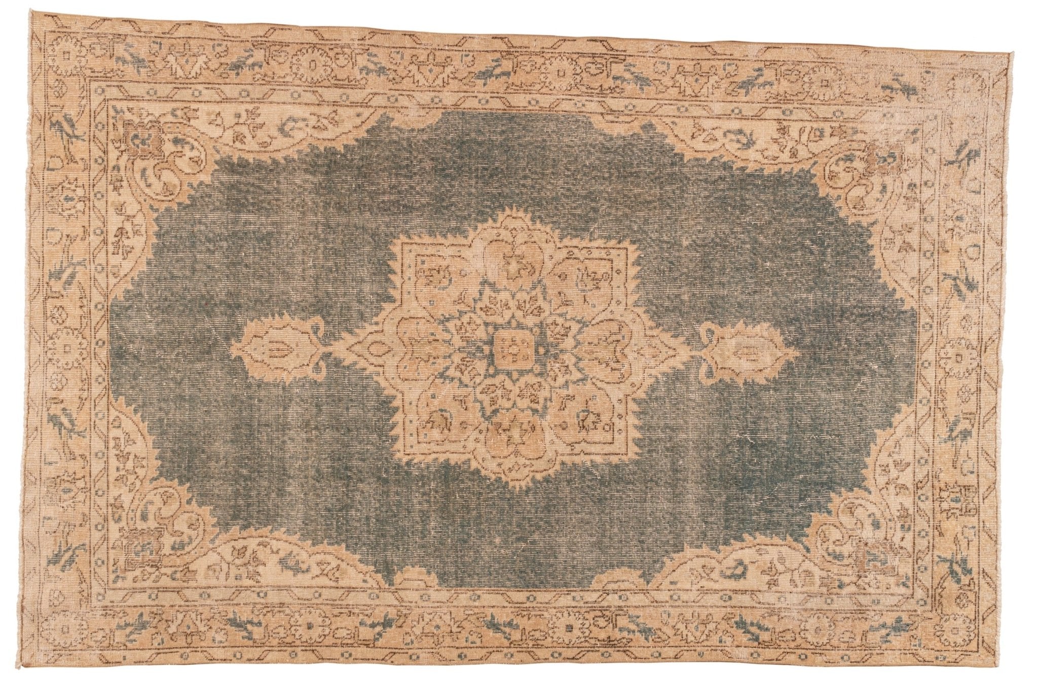 Caen Vintage Rug | 5'7" x 8'6" - elsie green - textiles