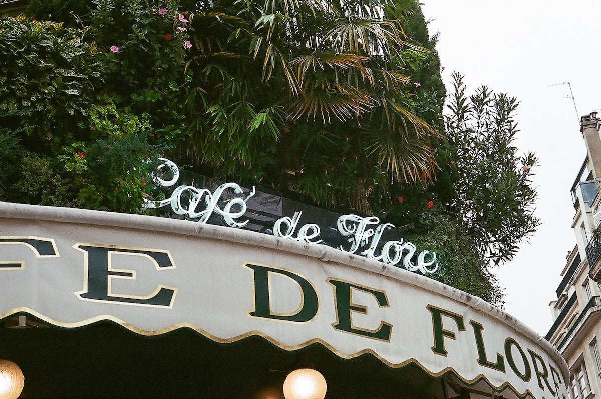 Café de Flore Paris Printed Photograph - elsie green - Art