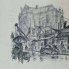 Cafe de la Paix Drawing - elsie green - art