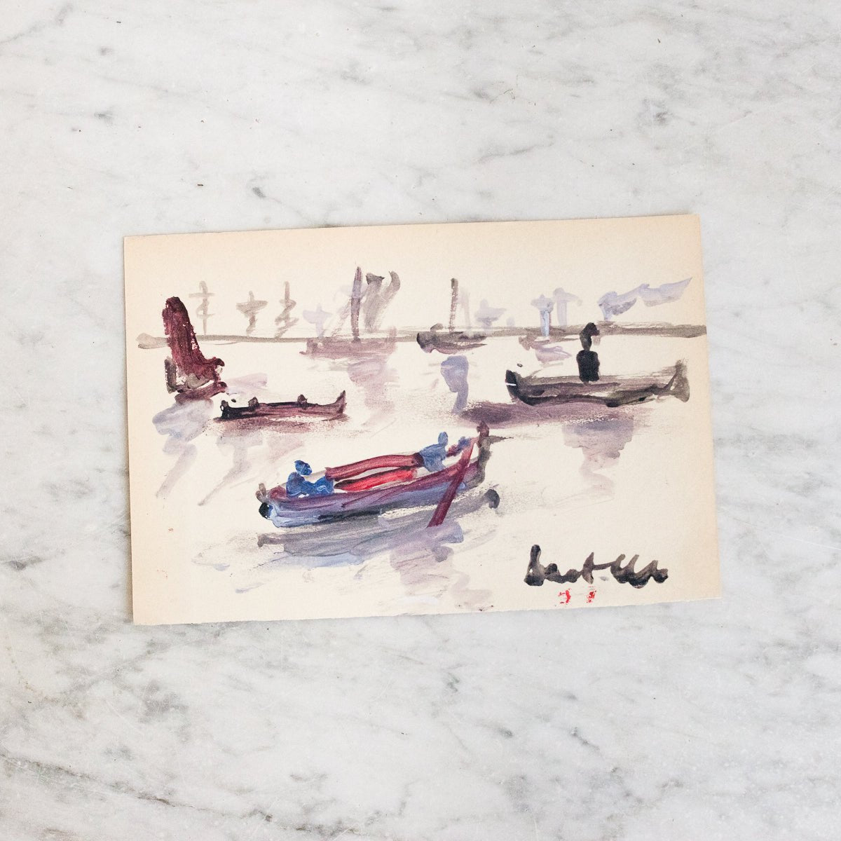 Cannes Study In Watercolor | Joseph Diotallevi - elsie green - Art