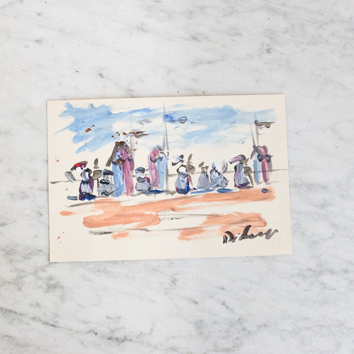 Cannes Study In Watercolor | Joseph Diotallevi - elsie green - Art