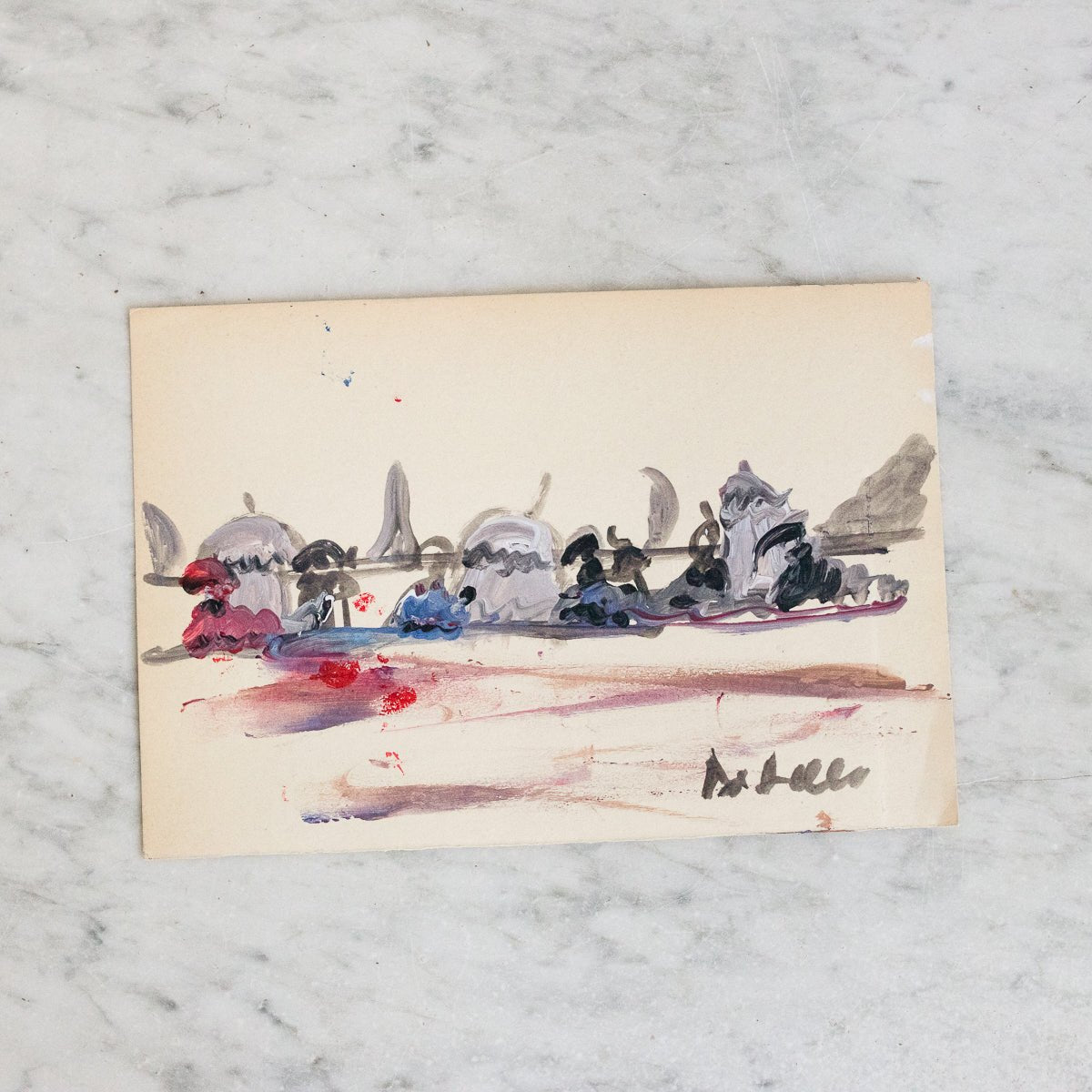 Cannes Study In Watercolor | Joseph Diotallevi - elsie green - Art