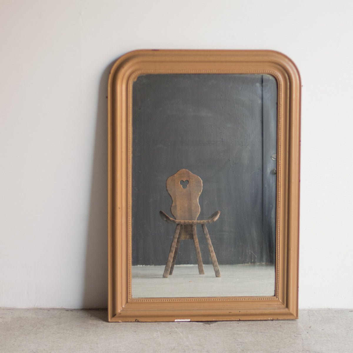 Caramel Louis Philippe Mirror | 34.5 x 39.5" - elsie green - decor