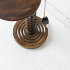 Carved Table with Hurricane Lamp - elsie green - Decor