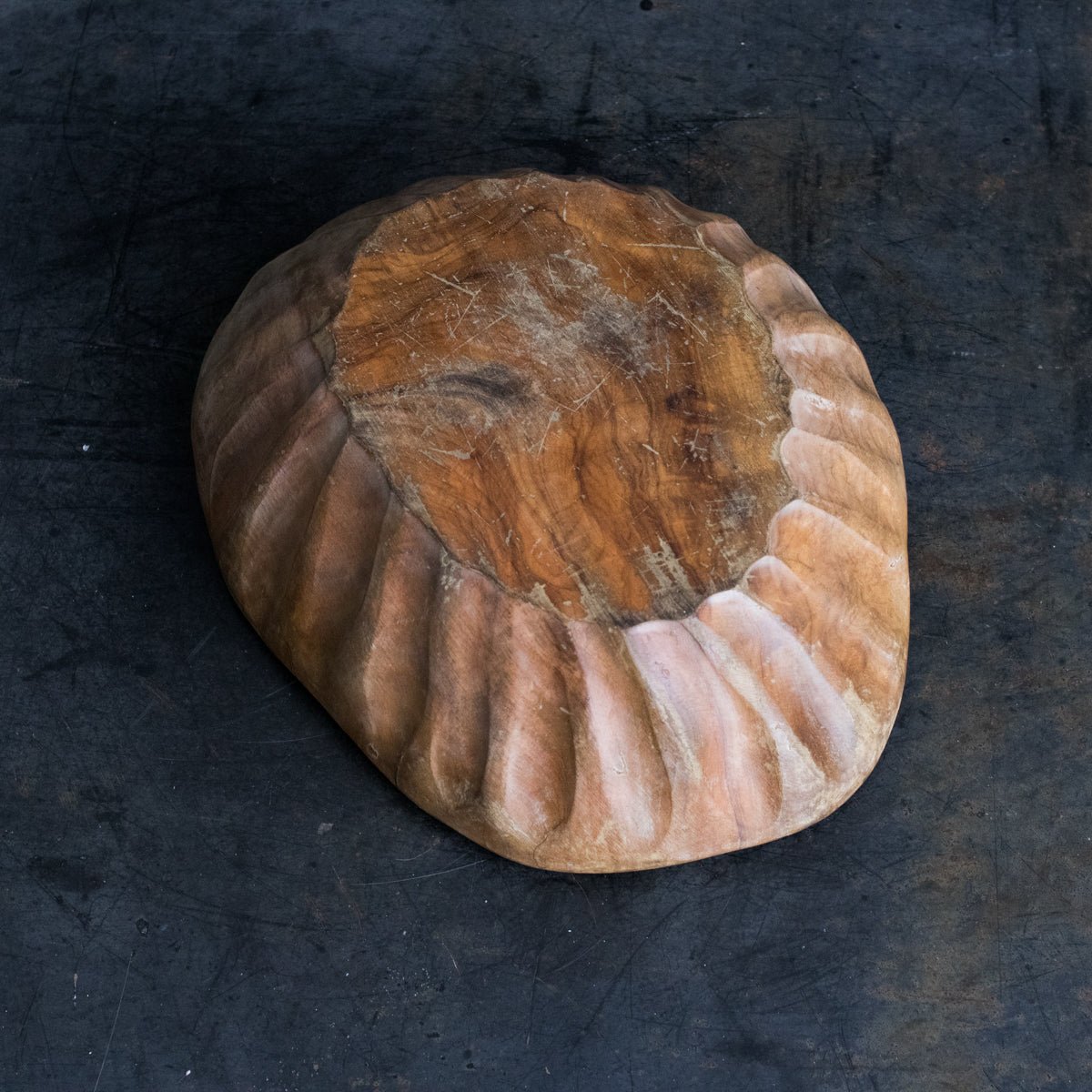Carved Wood Bowl - elsie green - the french kitchen