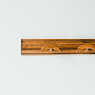 Carved Wood Coat Rack - elsie green - decor