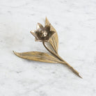 Cast Brass Botanical Sculpture - elsie green - decor