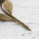 Cast Brass Botanical Sculpture - elsie green - decor