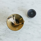 Cast Brass Match Caddy - elsie green - decor