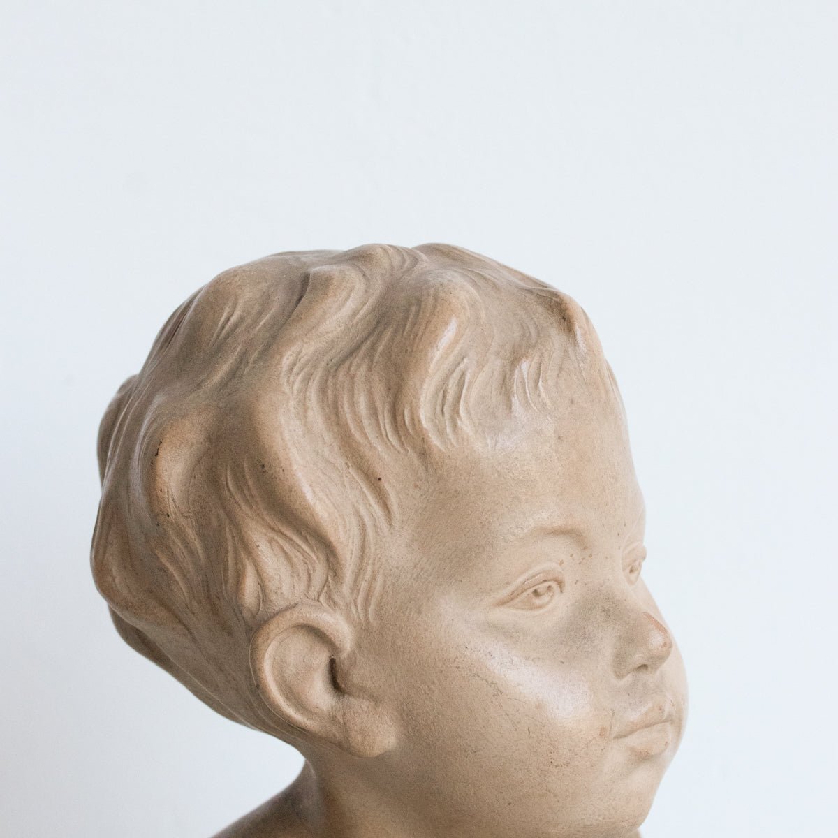 Cast Ceramic Bust - elsie green - art