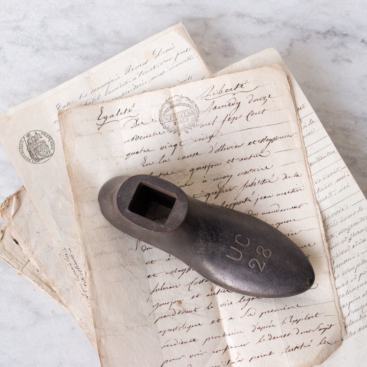 Cast Iron Shoe Mold - elsie green - decor