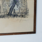 Cathedral with Barren Tree Drawing - elsie green - art
