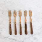 Celluloid Seafood Forks Set Of 5 - elsie green - The French Kitchen