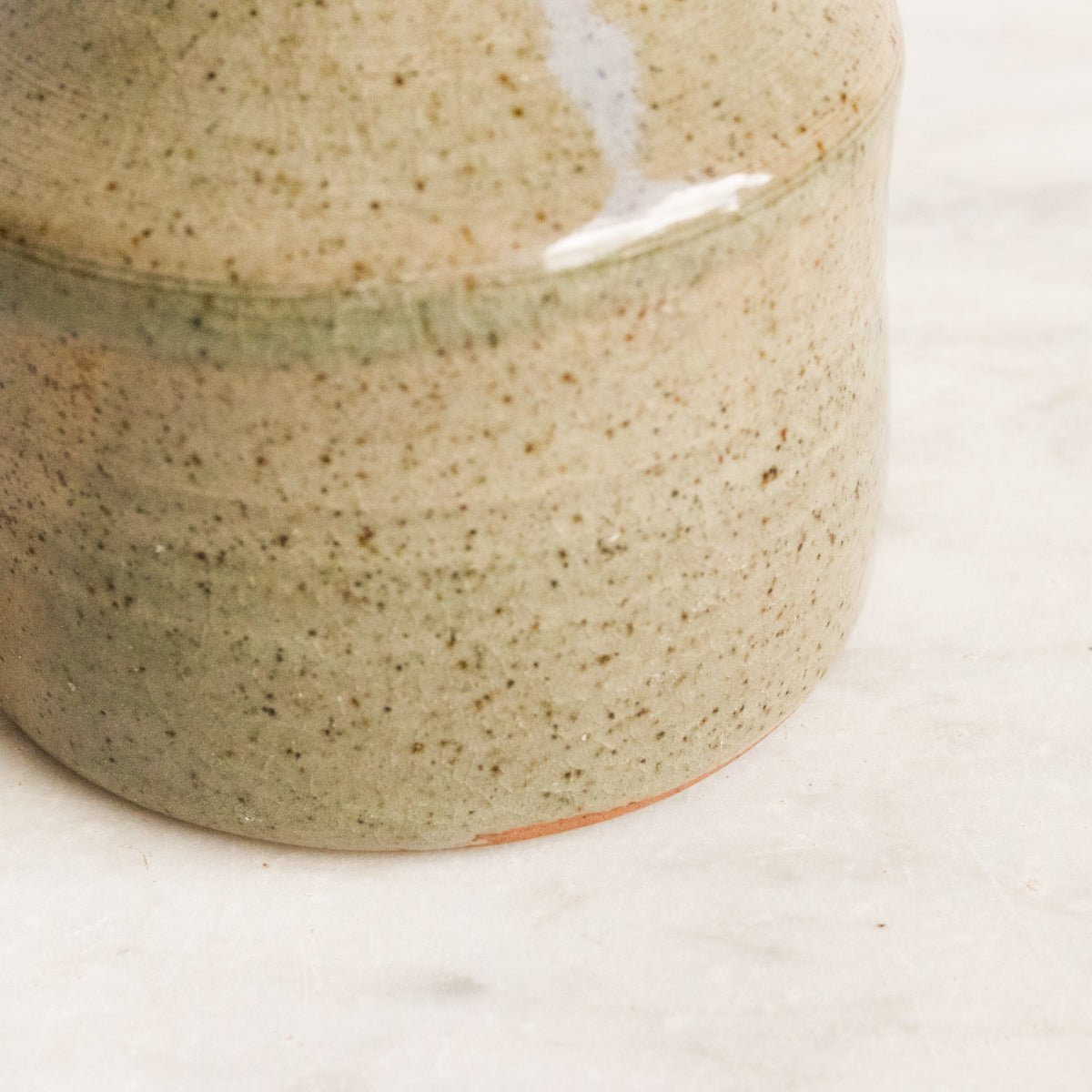 Ceramic Bud Vase With Stamp - elsie green - decor