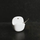 Ceramic Salt Cellar with Petite Salt Spoon - elsie green - the french kitchen