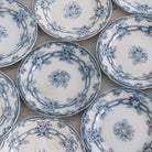 Ceres Flow Blue Transferware Salad Plate Set of 4 - elsie green - the french kitchen