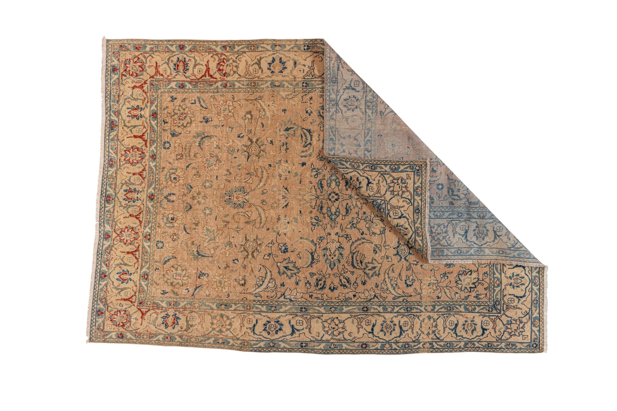 Cergy Vintage Rug | 7'1" x 9'11" - elsie green - textiles