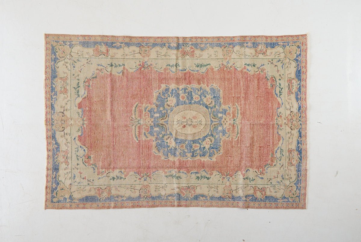 Chablis Vintage Rug | 6' x 9'2" - elsie green - textiles