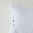 Chain Stitch Sentiment Pillowcase - elsie green - textiles