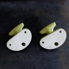 Chartreuse Porcelain Towel Hook - elsie green - decor