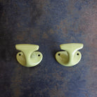 Chartreuse Porcelain Towel Hook - elsie green - decor