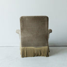 Chenille Napoleon Arm Chair - elsie green - furniture