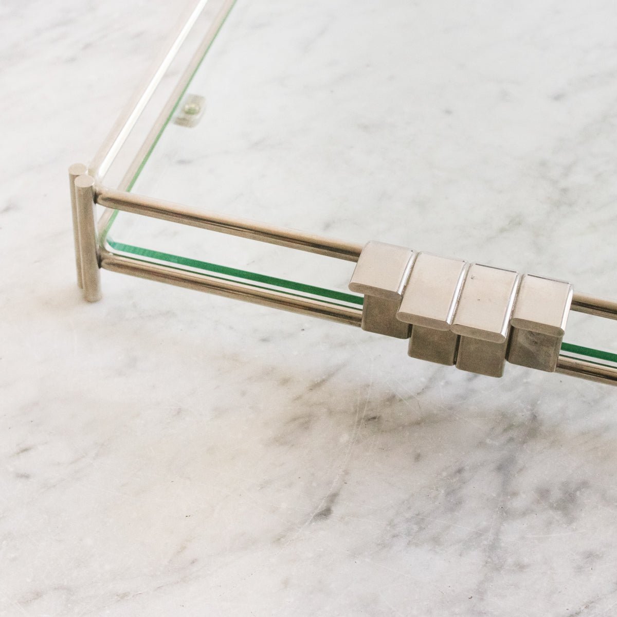 Christian Dior Silver Bar Tray - elsie green - The French Kitchen