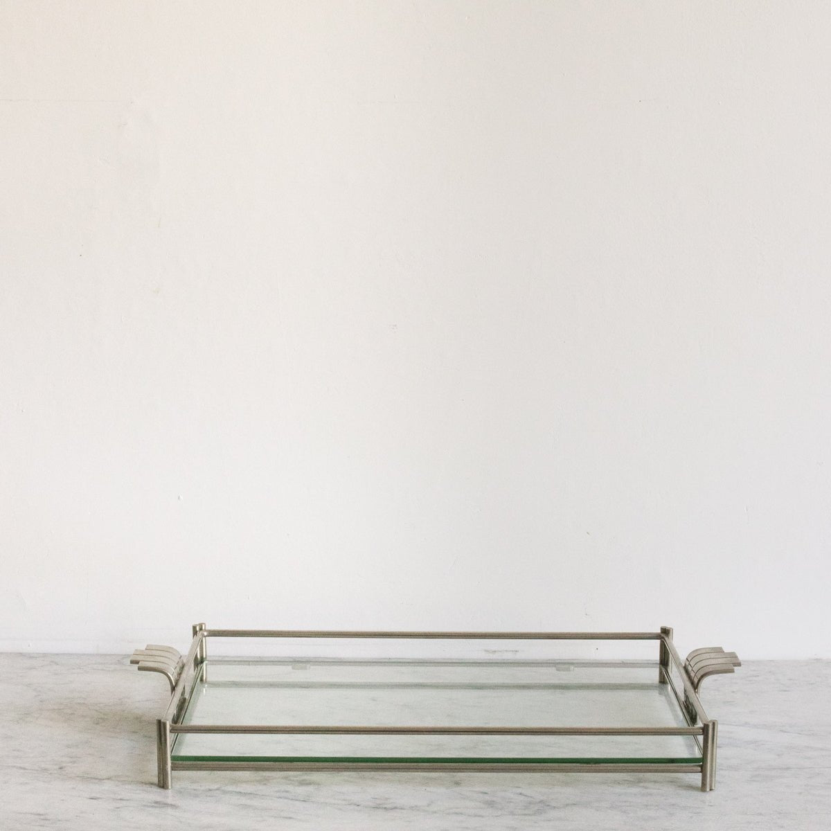 Christian Dior Silver Bar Tray - elsie green - The French Kitchen