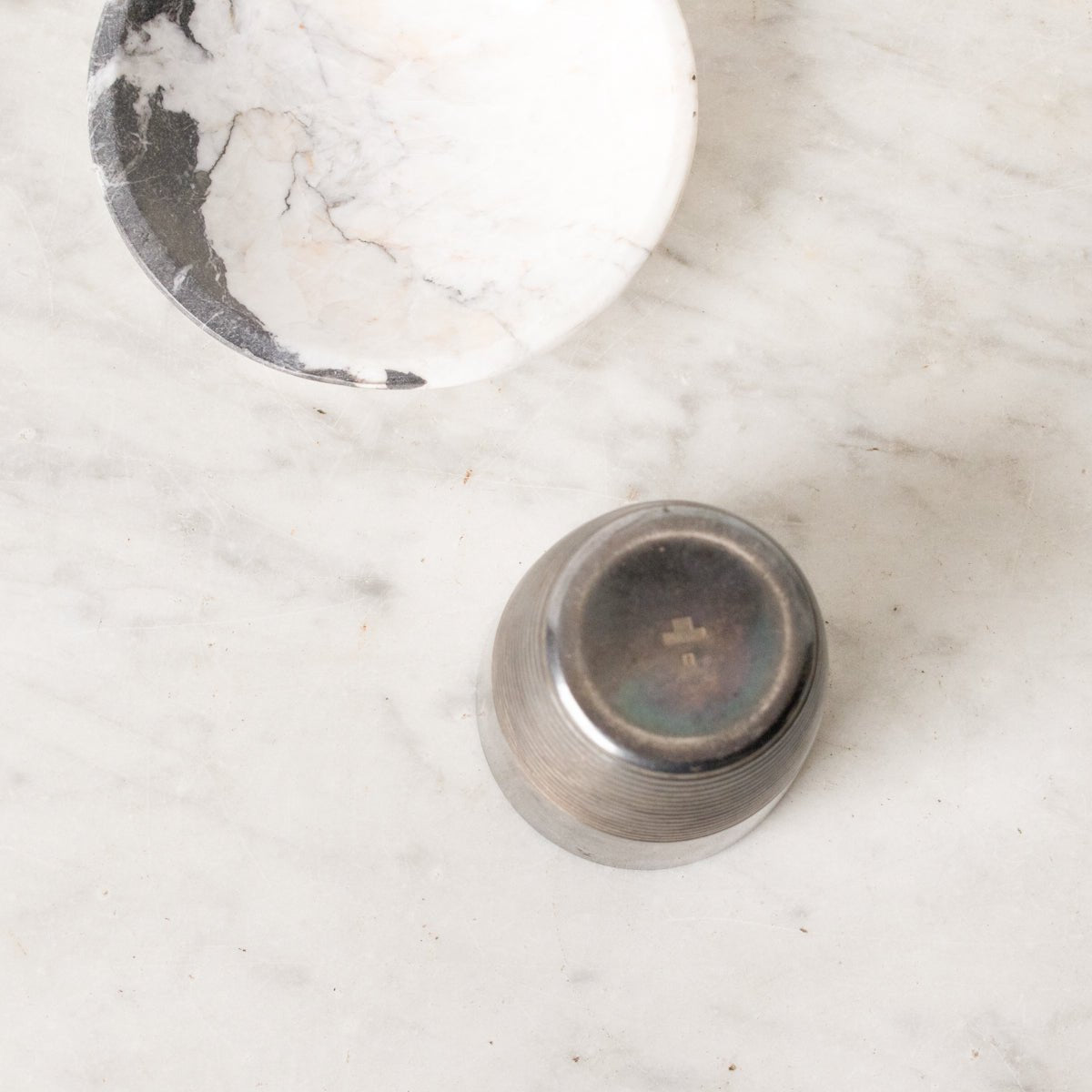 Christofle Christening Cup with Marble Bowl - elsie green - the french kitchen