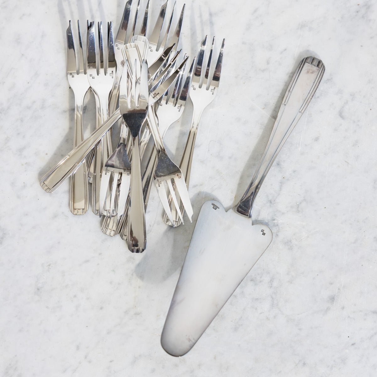 Christofle Dessert Set | 13 Pieces - elsie green - the french kitchen