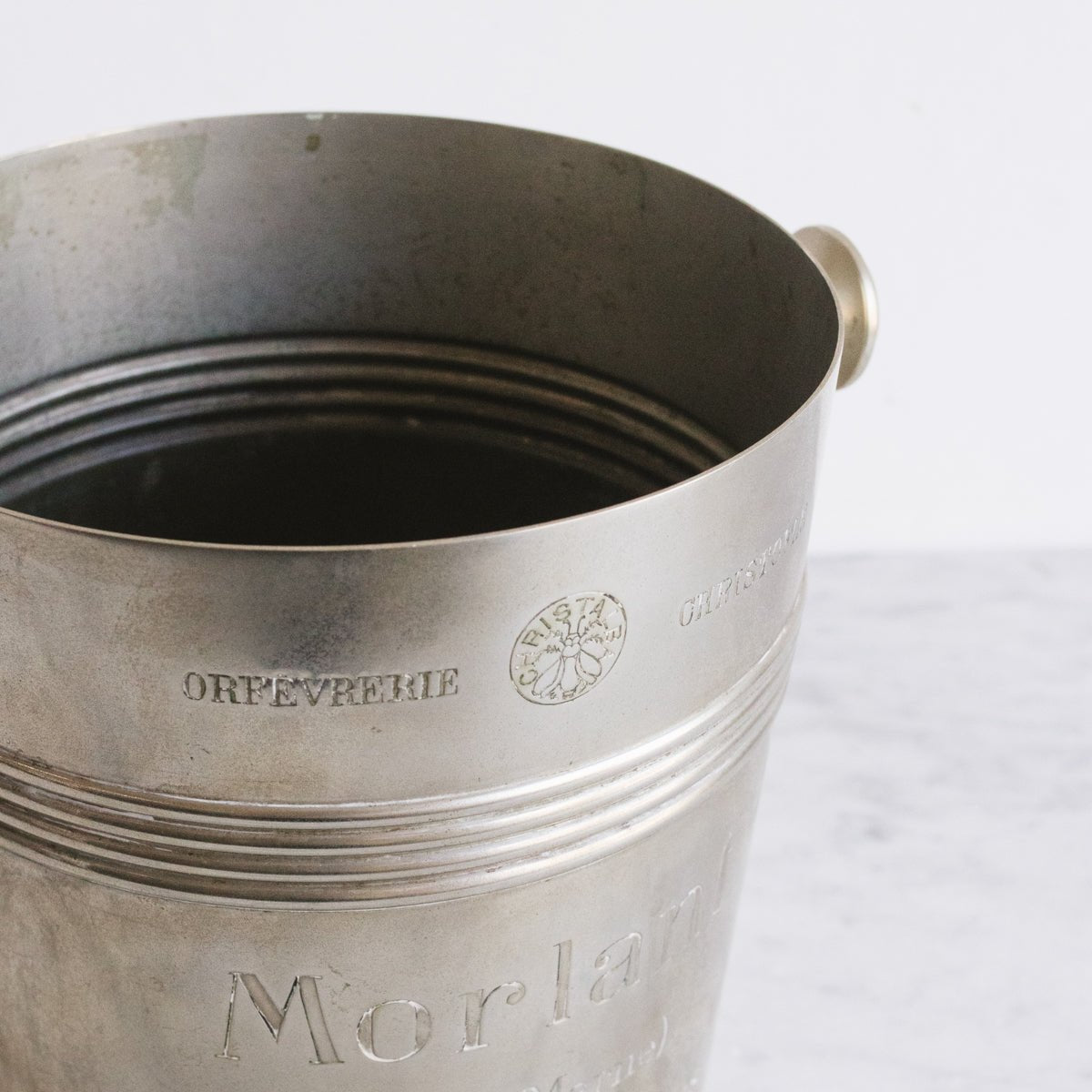 Christofle Hotel Silver Bee Champagne Bucket - elsie green - The French Kitchen