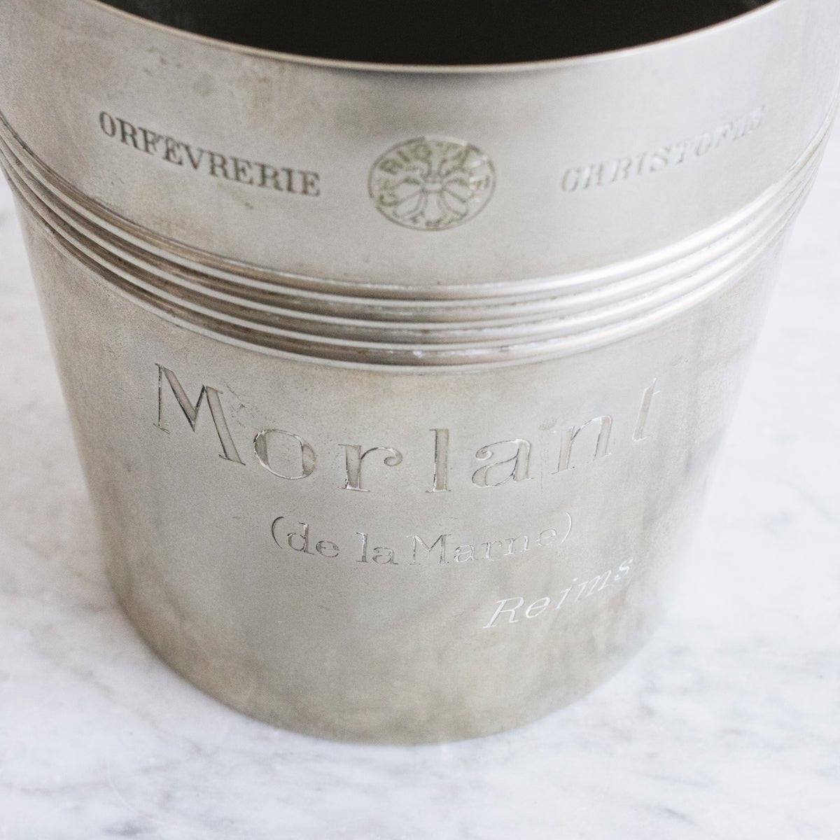 Christofle Hotel Silver Bee Champagne Bucket - elsie green - The French Kitchen