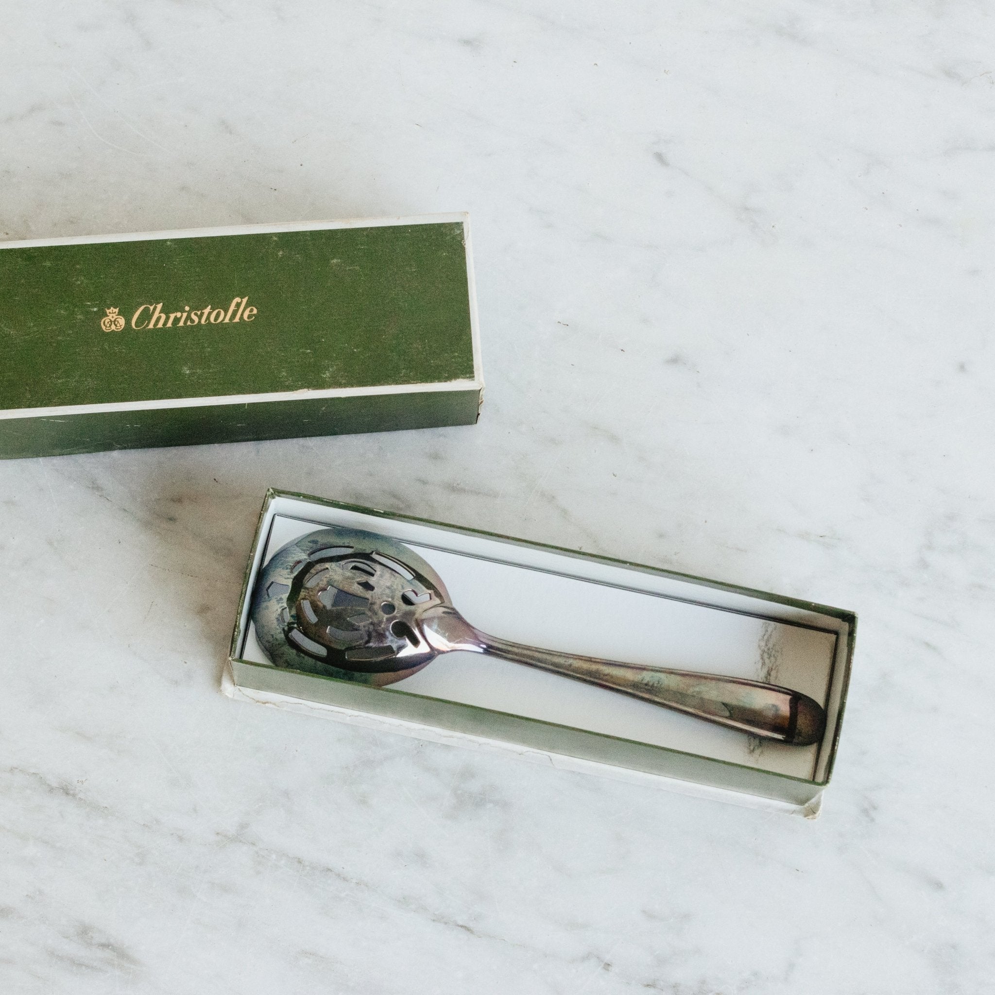 Christofle Ice Cube Spoon - elsie green - The French Kitchen