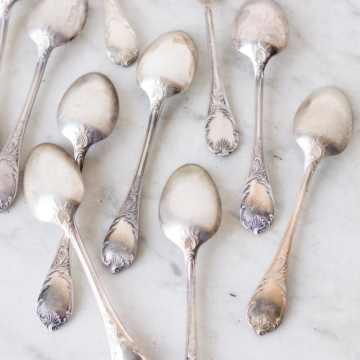 Christofle Marly Teaspoon Set of 12 - elsie green - the french kitchen