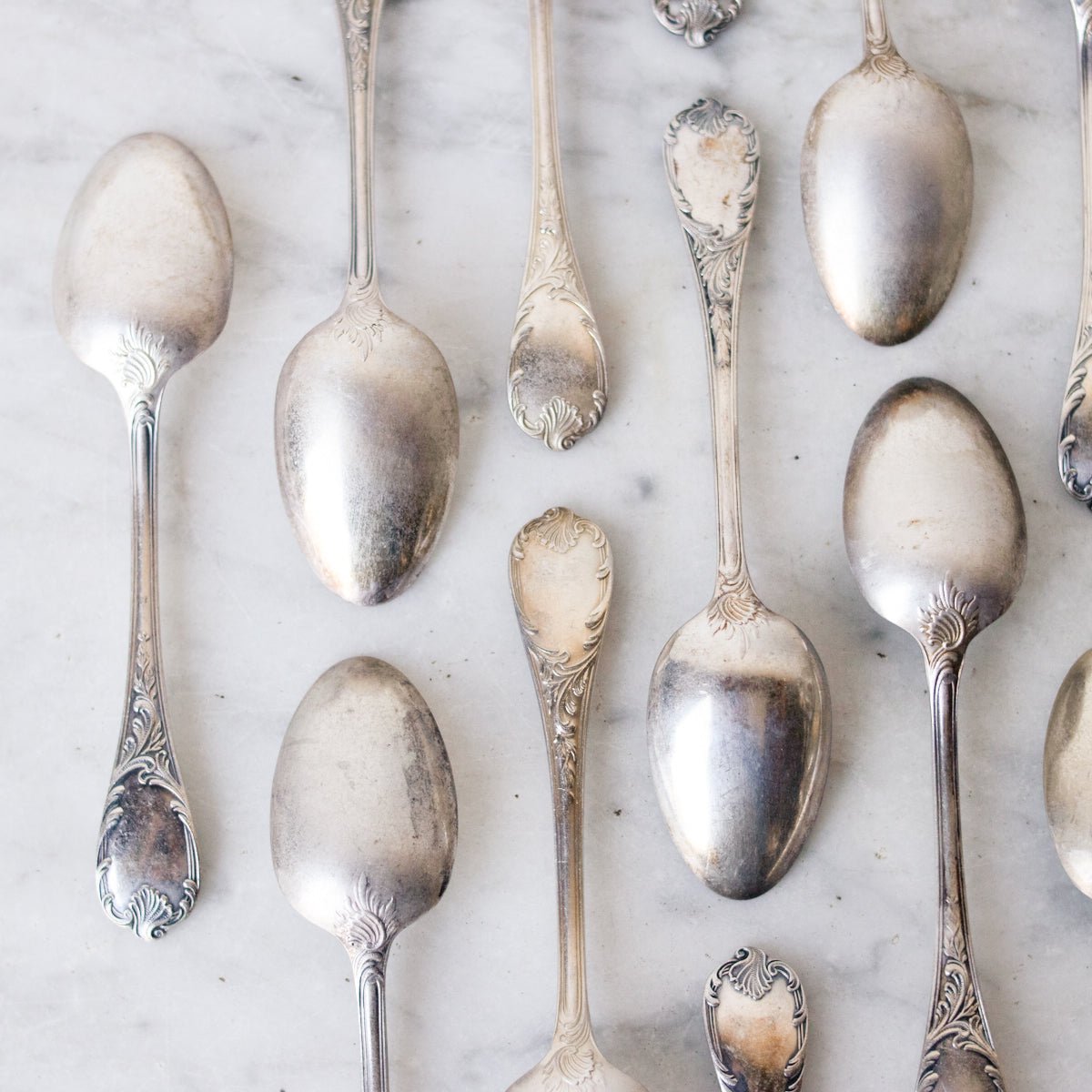 Christofle Marly Teaspoon Set of 12 - elsie green - the french kitchen