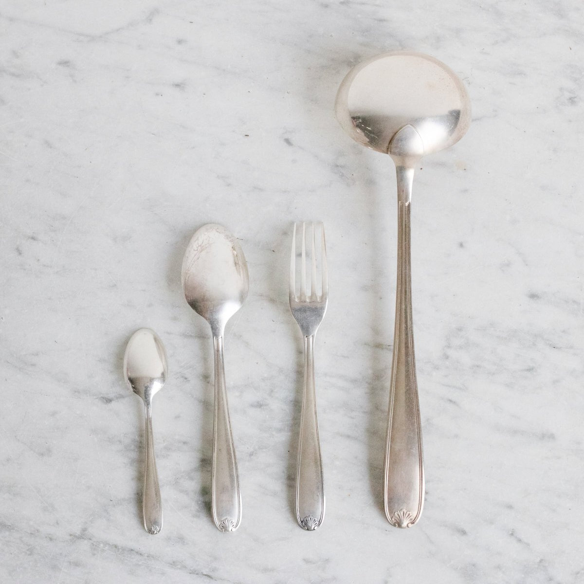 Christofle Spatours Flatware Set Of 37 Pieces - elsie green - The French Kitchen