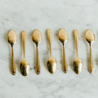 Christofle Vendome Gold - plated Demitasse Spoon Set of 12 - elsie green - the french kitchen