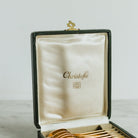 Christofle Vendome Gold - plated Demitasse Spoon Set of 12 - elsie green - the french kitchen