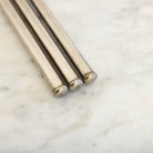 Chrome Triple Towel Bar - elsie green - decor
