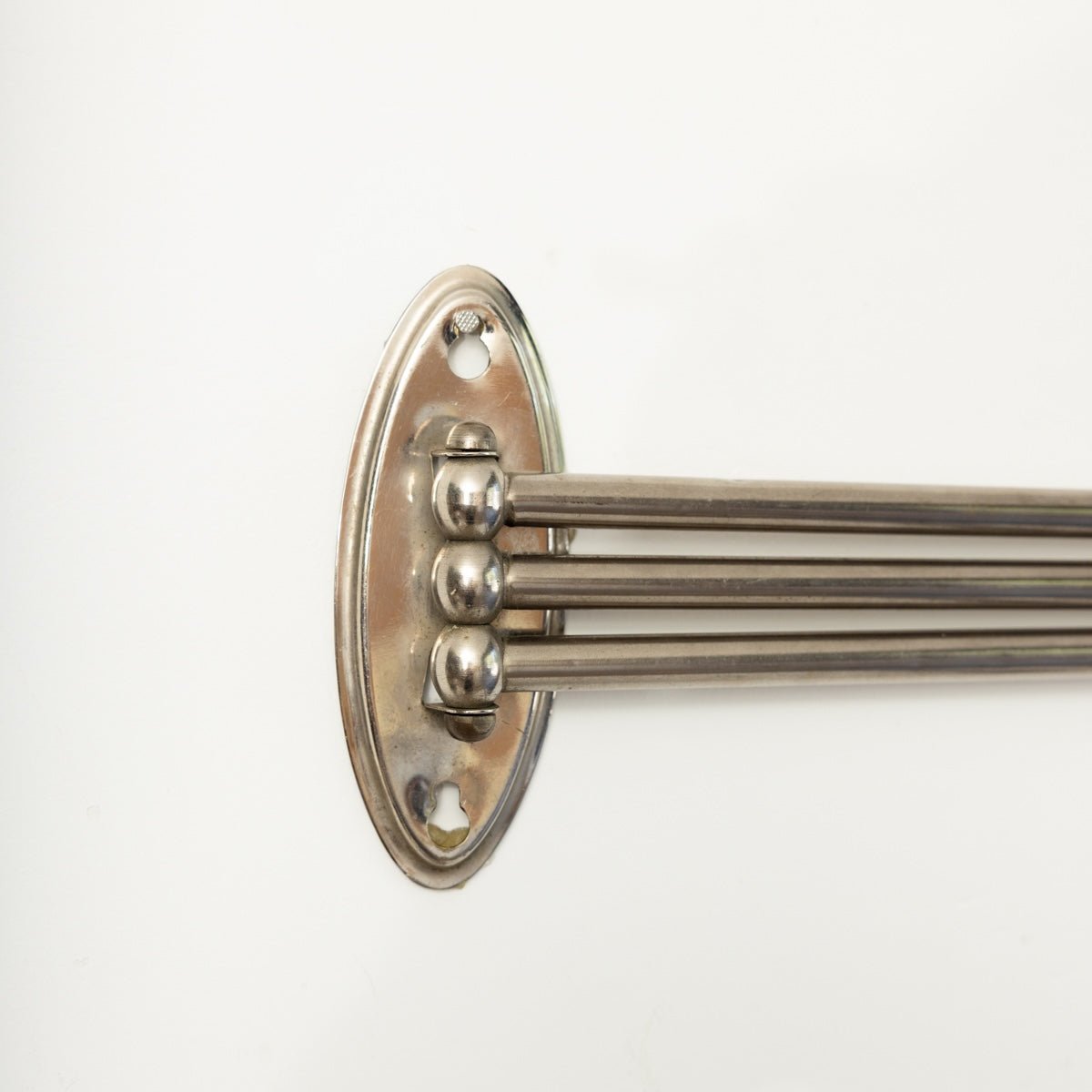 Chrome Triple Towel Bar - elsie green - decor