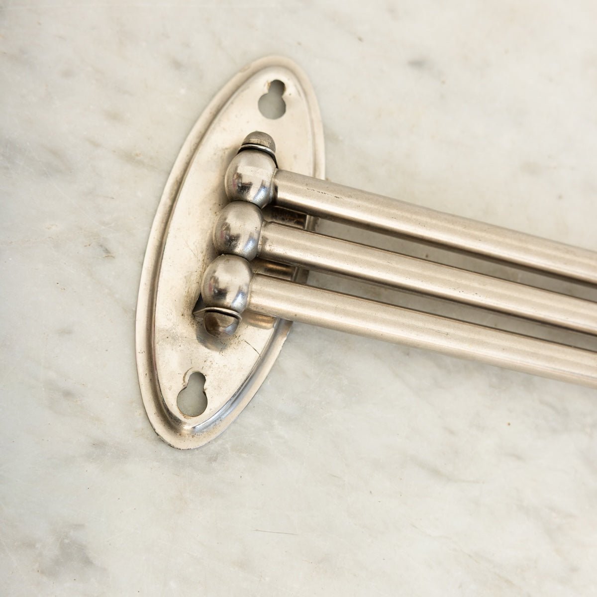 Chrome Triple Towel Bar - elsie green - decor