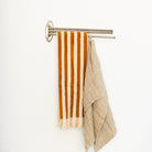 Chrome Triple Towel Bar - elsie green - decor