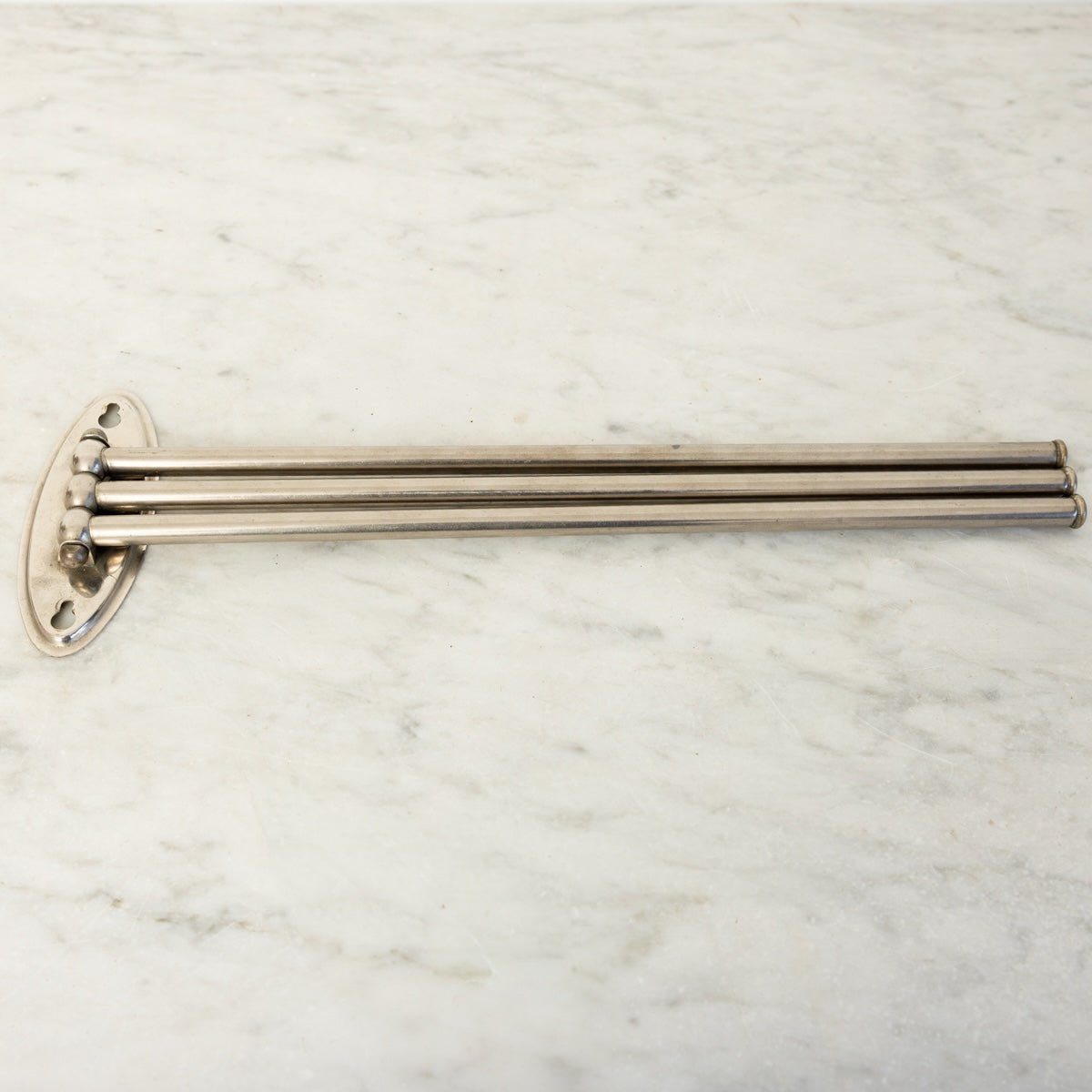 Chrome Triple Towel Bar - elsie green - decor