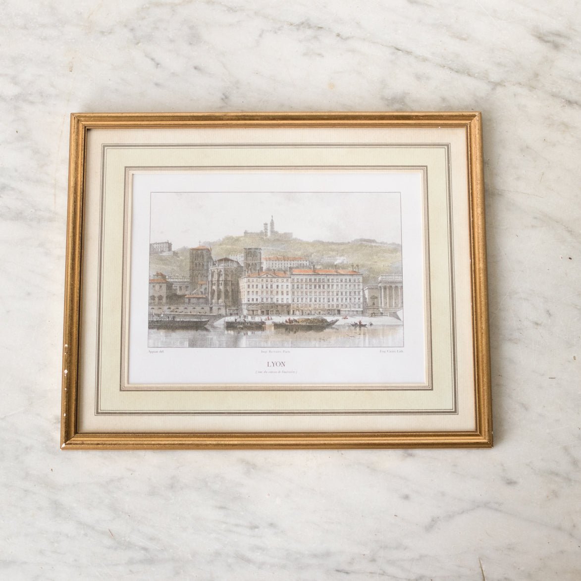 City of Lyon Etching - elsie green - art